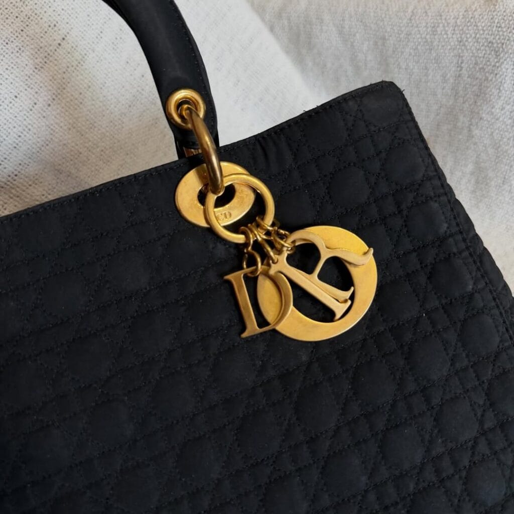 Christian Dior lady Dior Nylon handle Bag