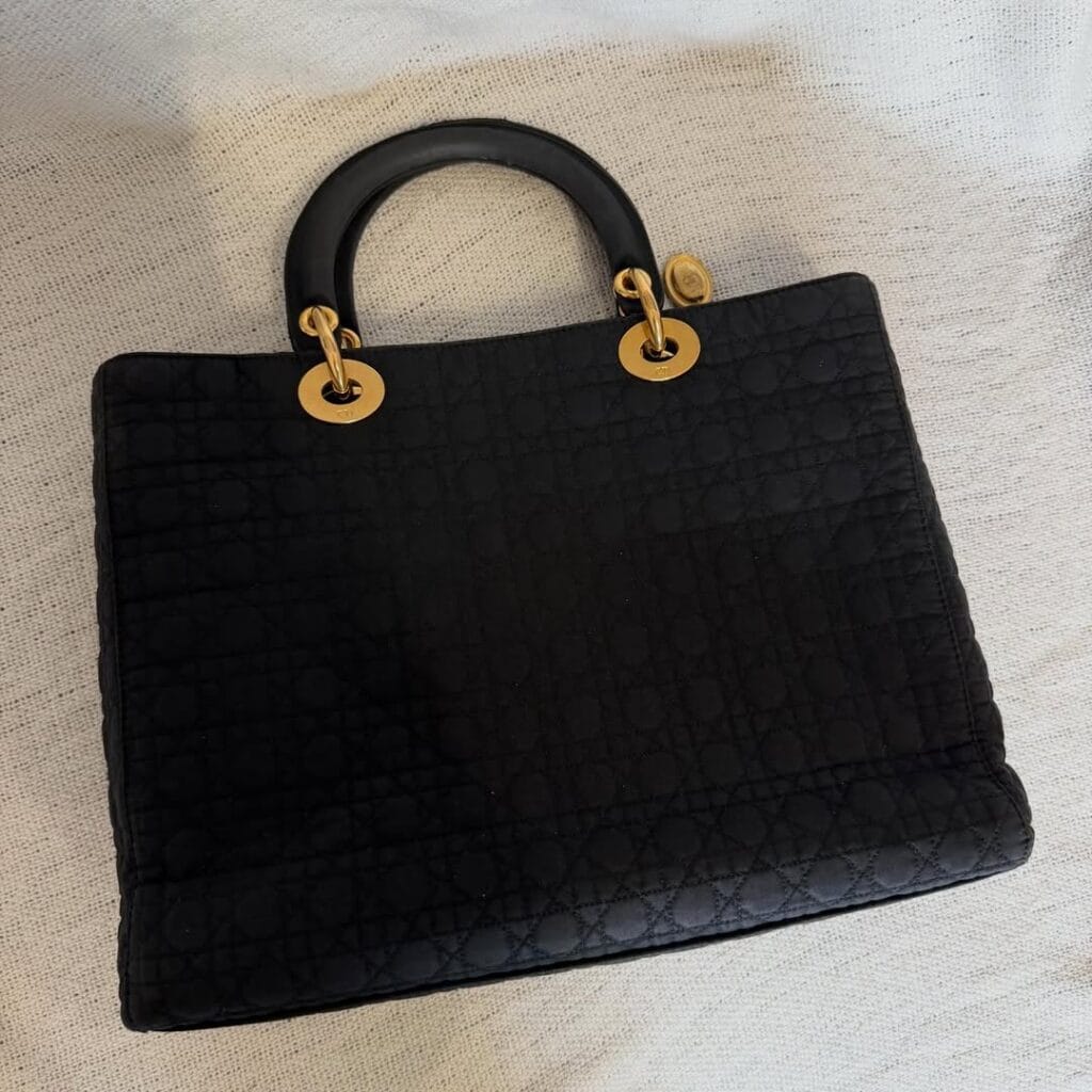 Christian Dior lady Dior Nylon handle Bag