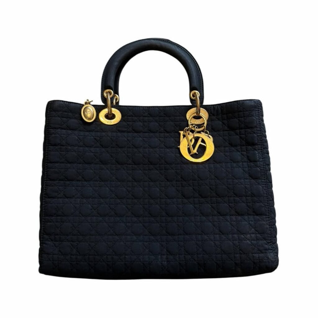 Christian Dior lady Dior Nylon handle Bag