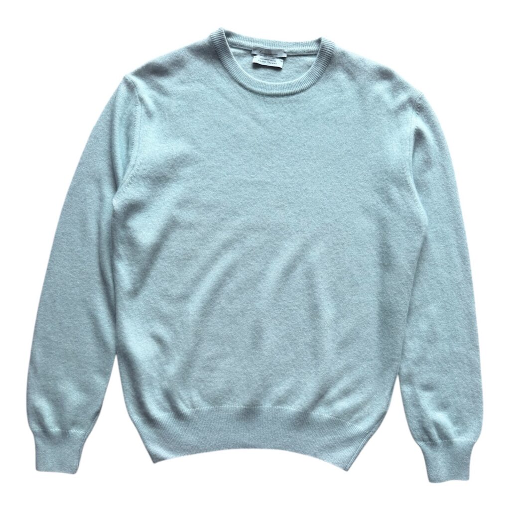 Maglione Camicissima Uomo L Turchese Cashmere Blend Pullover