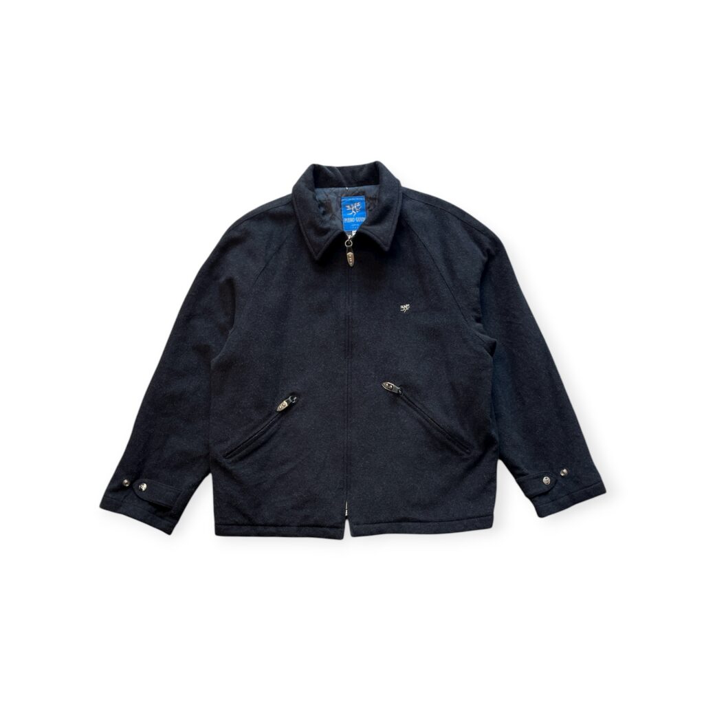 Giubbotto Giacca Piero Guidi Uomo M Nero Lana giaccone cappotto corto
