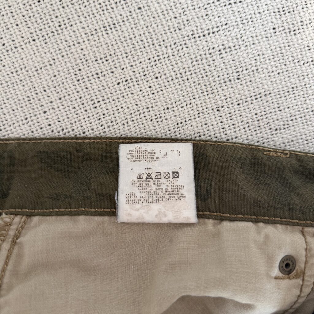 Jeans vita bassa Dolce & Gabbana Uomo 48 IT – 42 FR ( 42 cm ) M Beige Cachi Denim Cotone