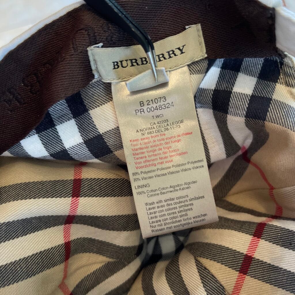 Burberry Cappello Bianco