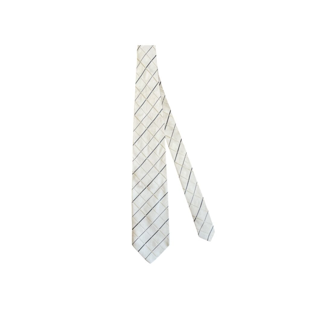 Armani Cravatta Grigio Platino