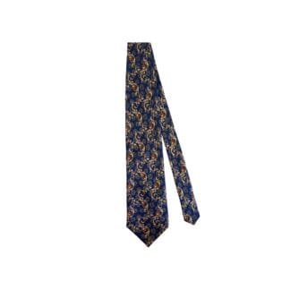 Versace Cravatta Medusa Blu