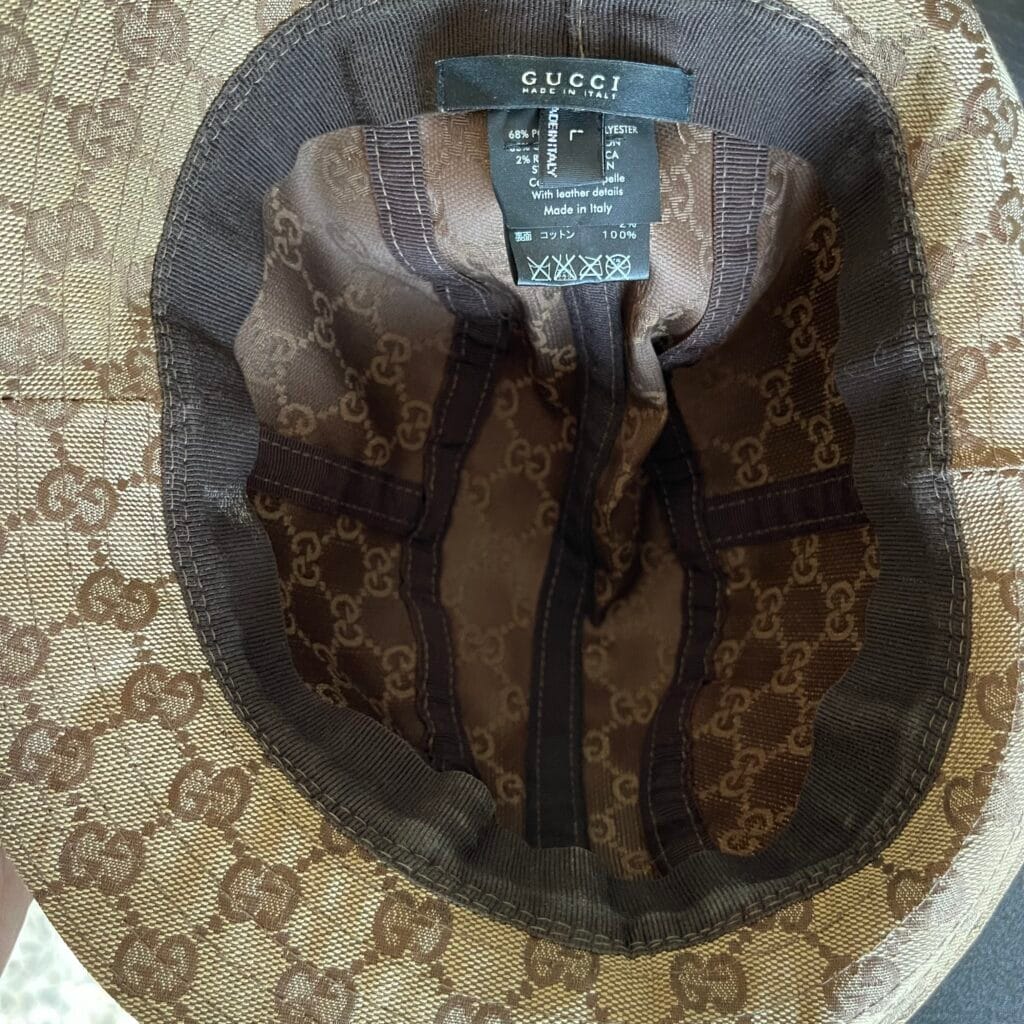 Gucci Bucket Beige Marrone