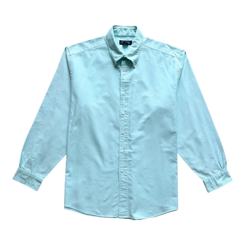 Camicia Brooks Brothers Uomo M slim azzurro turchese manica lunga