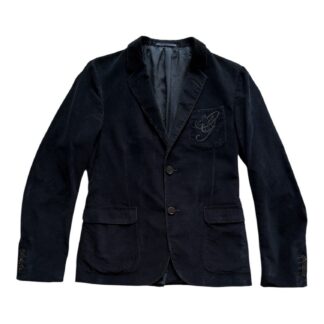 Giacca GUCCI Uomo 46 IT – S Nero Velluto a Coste pesante manica lunga