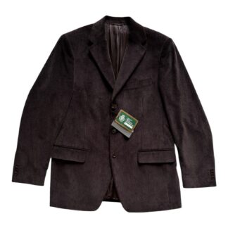 Giacca made in Italy NUOVO con Cartellino Uomo 52 IT – L Marrone Velluto a coste cotone manica lunga