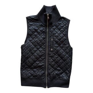 Bomber Smanicato Dolce & Gabbana Uomo M Nero Sintetico e Lana giubbotto gilet trapuntato