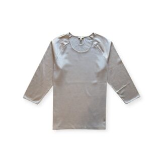 Maglia Hermes Paris NUOVO senza Cartellino Donna L Beige manica lunga maglietta t-shirt