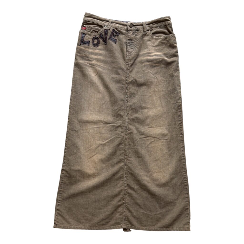 Maxi Gonna lunga Y2K Miss sixty Donna 44 IT – 38 FR ( 38 cm ) M Beige Cachi Cotone
