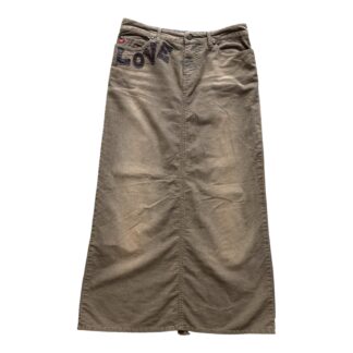 Maxi Gonna lunga Y2K Miss sixty Donna 44 IT – 38 FR ( 38 cm ) M Beige Cachi Cotone