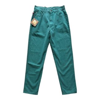 Jeans Vintage Mash NUOVO con Cartellino Donna 44 IT – 38 FR ( 38 cm ) M Verde Denim Cotone