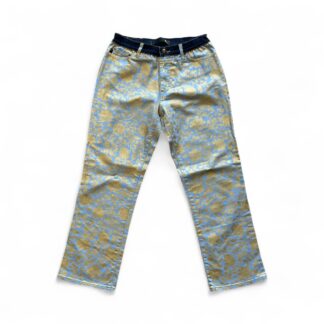 Jeans Roberto Cavalli Donna 42 IT – 36 FR ( 36 cm ) M fantasia Turchese Oro Denim Cotone