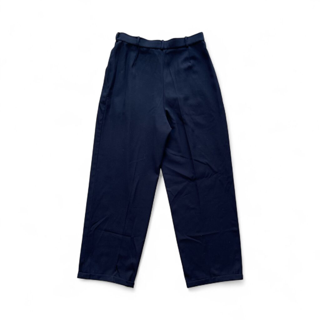 Pantaloni Chanel a palazzo Donna 42 IT – 37 FR ( 37 cm ) M Blu Lana