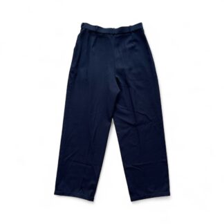 Pantaloni Chanel a palazzo Donna 42 IT – 37 FR ( 37 cm ) M Blu Lana