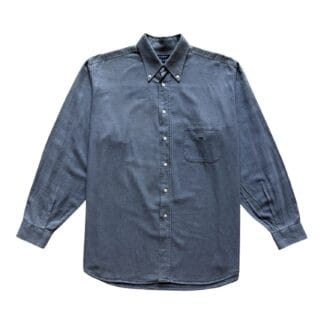 Camicia Burberry Uomo M comfort Grigio Cotone Manica lunga