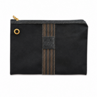 Pochette Fendi Cosmetic pouch trousse toilette clutch Nero Poliuretano