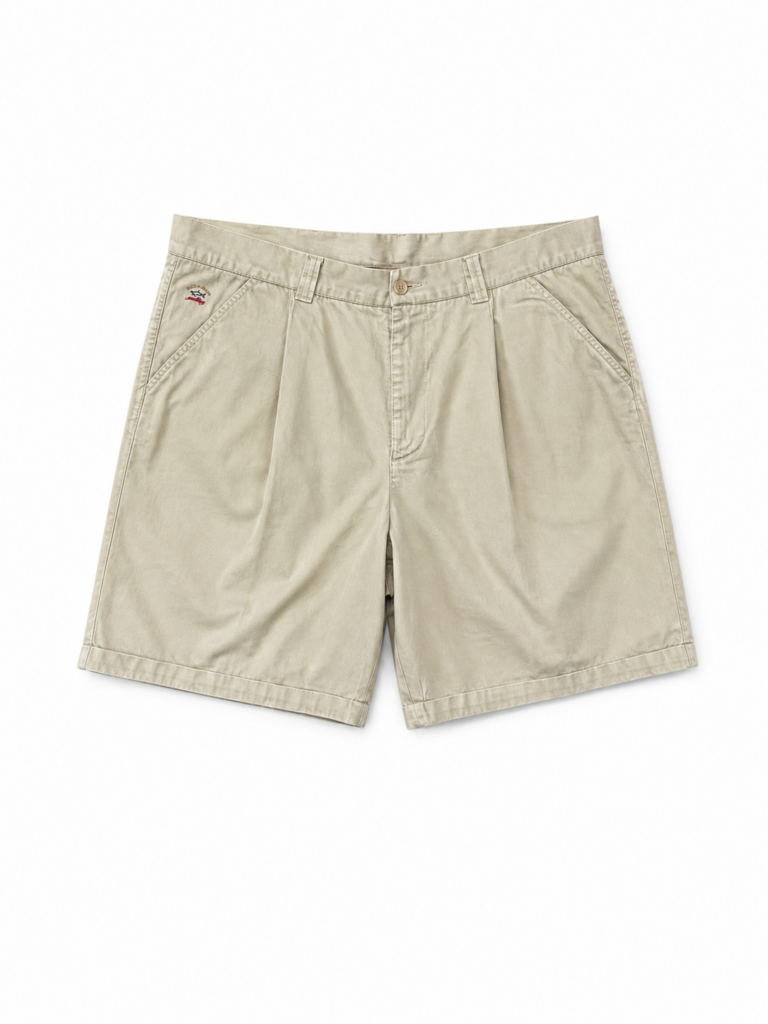 Shorts Paul & Shark Uomo 56 IT – 50 FR ( 50 cm ) XXL Beige Cotone Pantaloncini