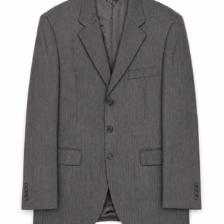 Giacca Aquascutum Uomo 48 IT – M Grigio Antracite Lana manica lunga