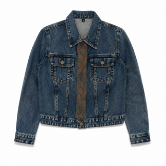 Giubbotto trucker Jeans Roberto Cavalli Donna M Blu Denim Cotone Giacca