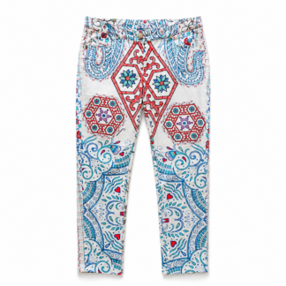 Pantaloni Roberto Cavalli Donna 46 IT – 41 FR ( 41 cm ) L fantasia Multicolore Cotone