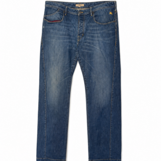 Jeans Burberry Uomo 52 IT – 47 FR ( 47 cm ) L Comfort Blu Denim Cotone Pantaloni