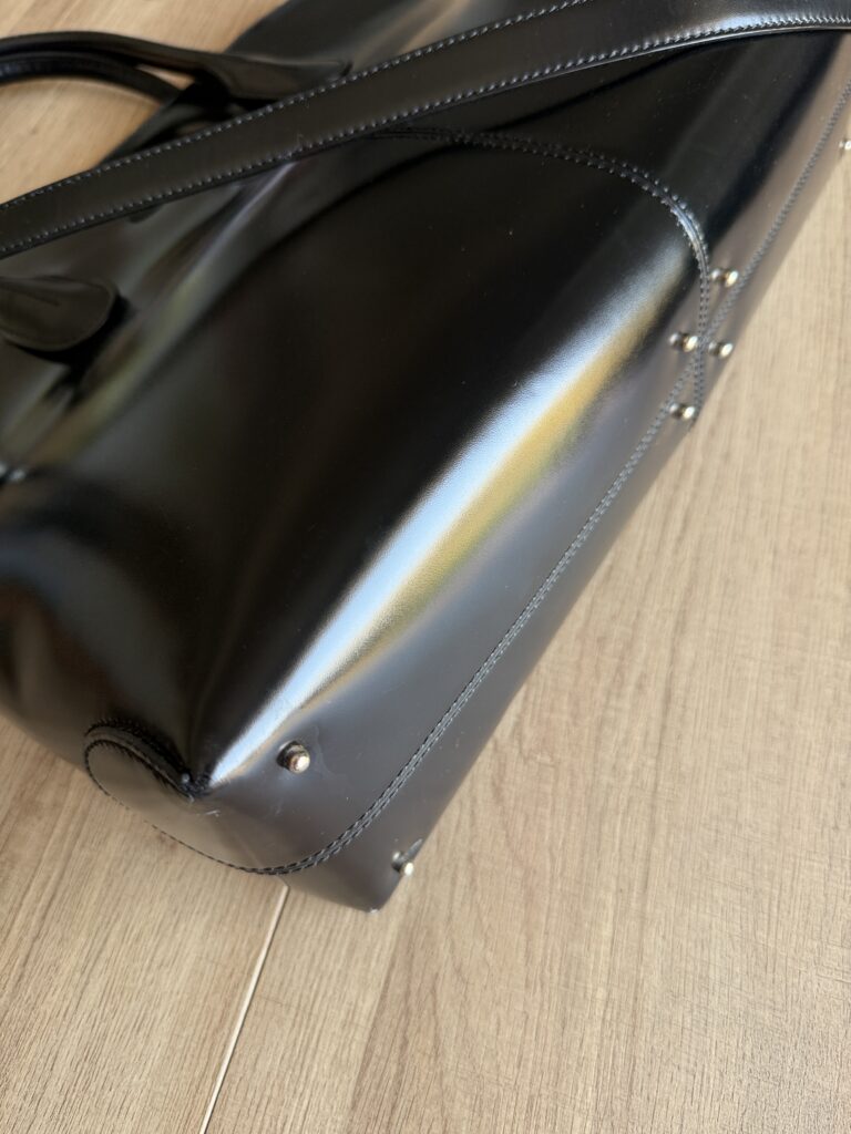 Borsa a mano o tracolla spalla Tod’s Nero lucido Pelle rigida modello classico