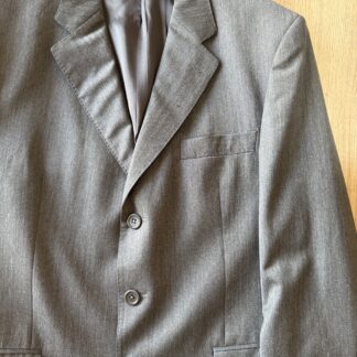 Giacca Aquascutum Uomo 48 IT – M Grigio Antracite Lana manica lunga