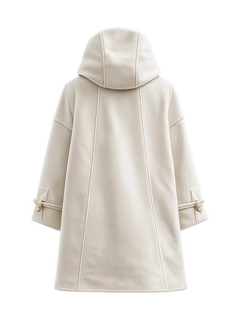 Cappotto mantella Chanel Boutique color Crema chiaro tendente bianco Anni 80 Karl Lagerfeld giubbotto Montgomery