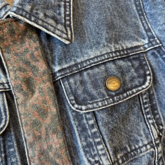 Giubbotto trucker Jeans Roberto Cavalli Donna M Blu Denim Cotone Giacca