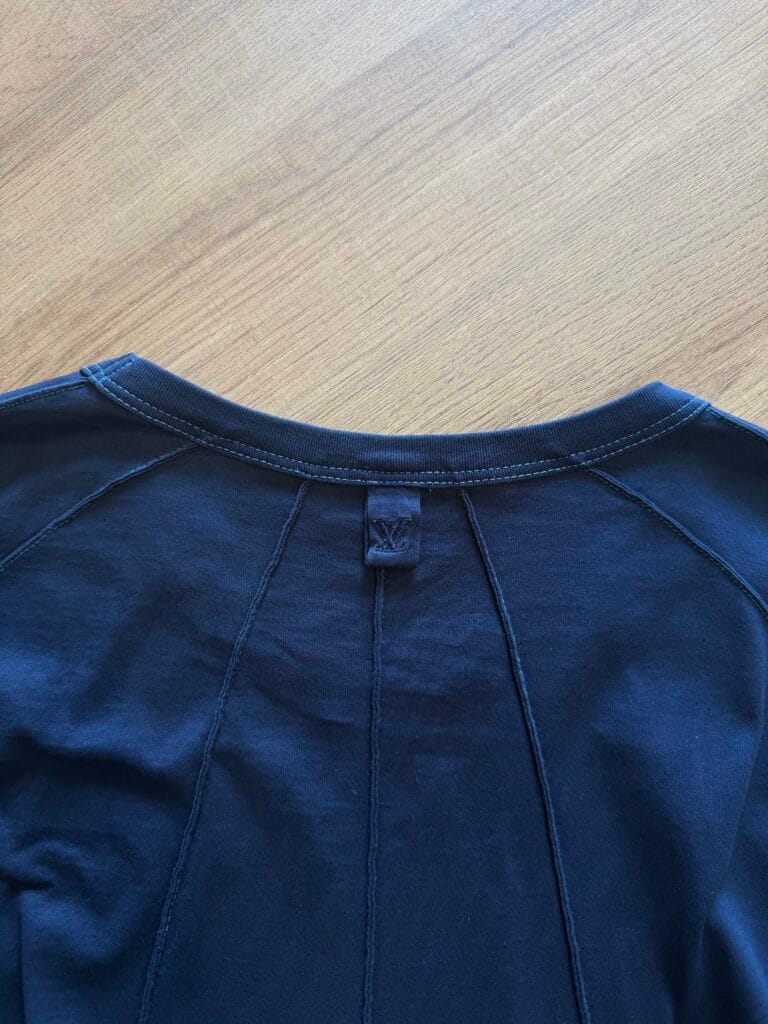 T-shirt Louis Vuitton Uomo L Blu scuro Cotone manica corta maglietta