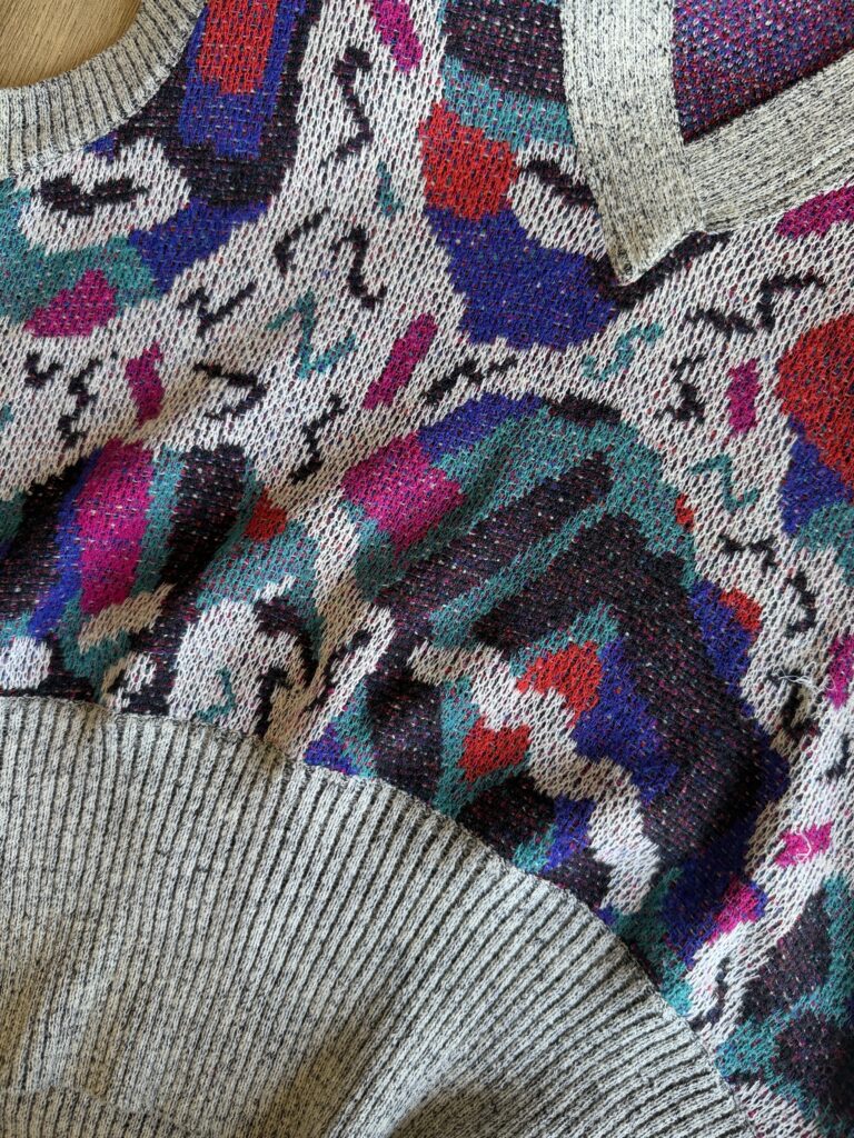 Gilet a maglia Missoni Donna M Fantasia Grigio Multicolore misto Lana Cotone Maglione pullover
