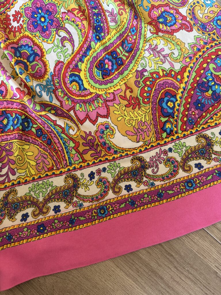 Vestito Dolce & Gabbana Donna 46 IT – L fantasia Paisley Multicolore Viscosa abito midi manica lunga