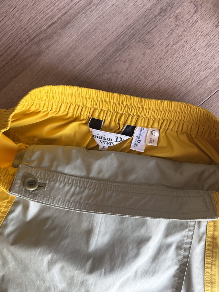 Gonna midi Christian Dior Donna 40 IT – 34 FR ( 34 cm ) S Verde Salvia e Giallo sintetico