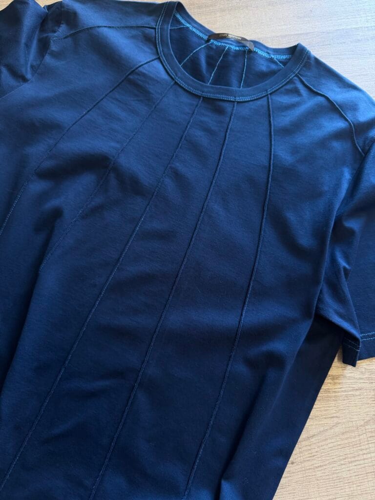 T-shirt Louis Vuitton Uomo L Blu scuro Cotone manica corta maglietta