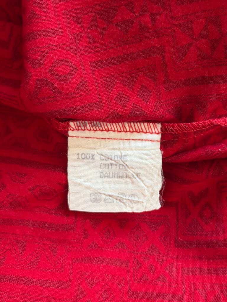 Camicia Fendi 42 IT – M Donna super oversize fantasia Rosso manica lunga
