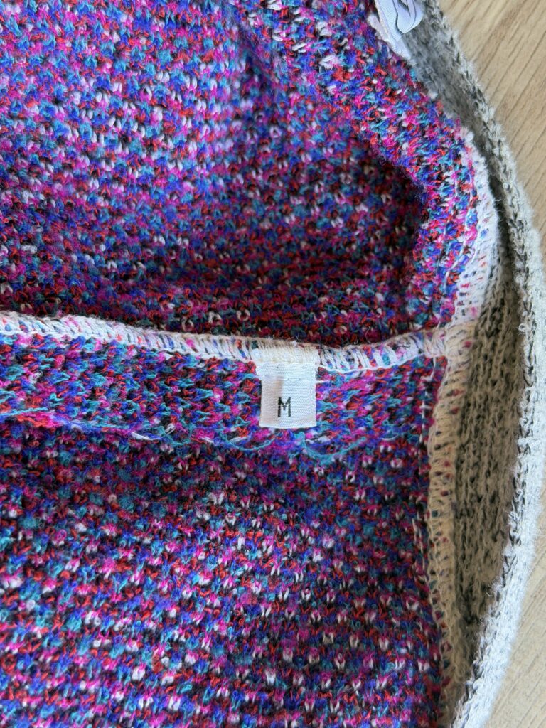 Gilet a maglia Missoni Donna M Fantasia Grigio Multicolore misto Lana Cotone Maglione pullover