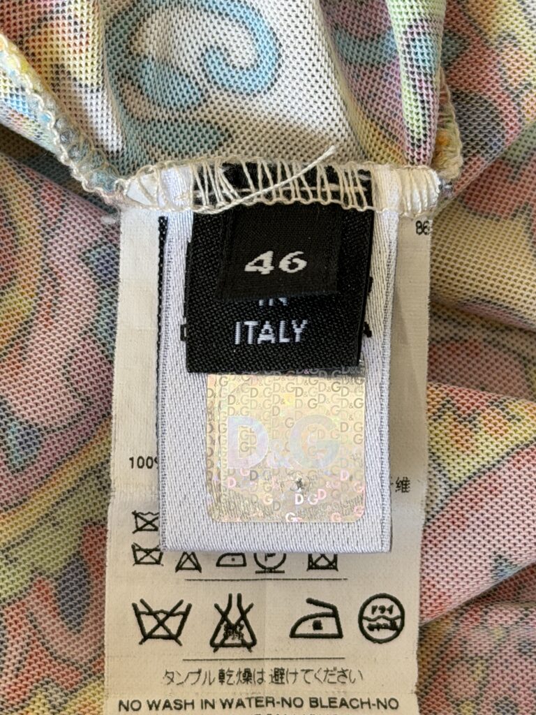 Vestito Dolce & Gabbana Donna 46 IT – L fantasia Paisley Multicolore Viscosa abito midi manica lunga