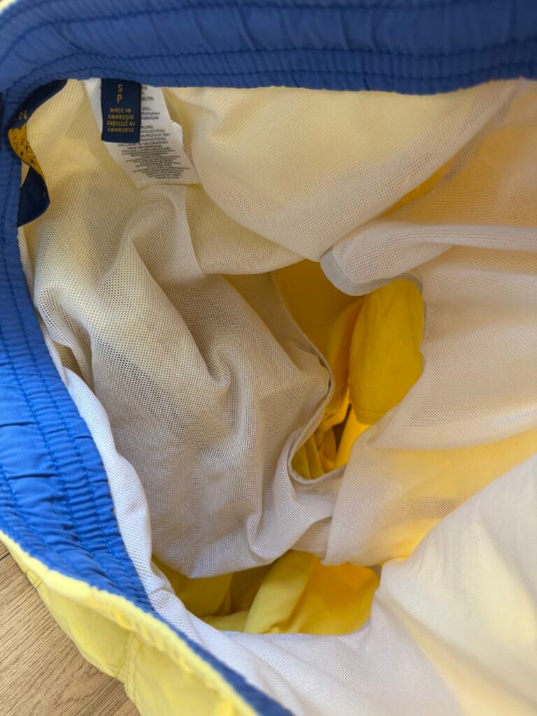 Costume Polo Ralph Lauren Uomo S Giallo sintetico pantaloncini shorts bagno
