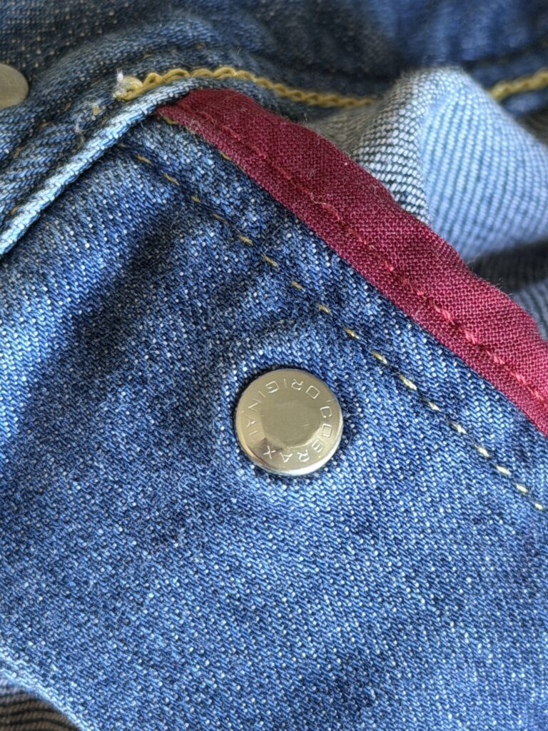 Jeans Burberry Uomo 52 IT – 47 FR ( 47 cm ) L Comfort Blu Denim Cotone Pantaloni