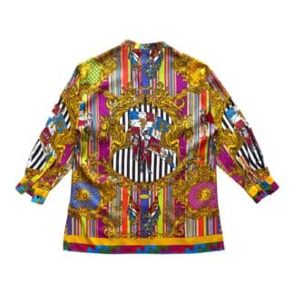 Camicia in seta Atelier Versace Donna L comfort fantasia Multicolore manica lunga