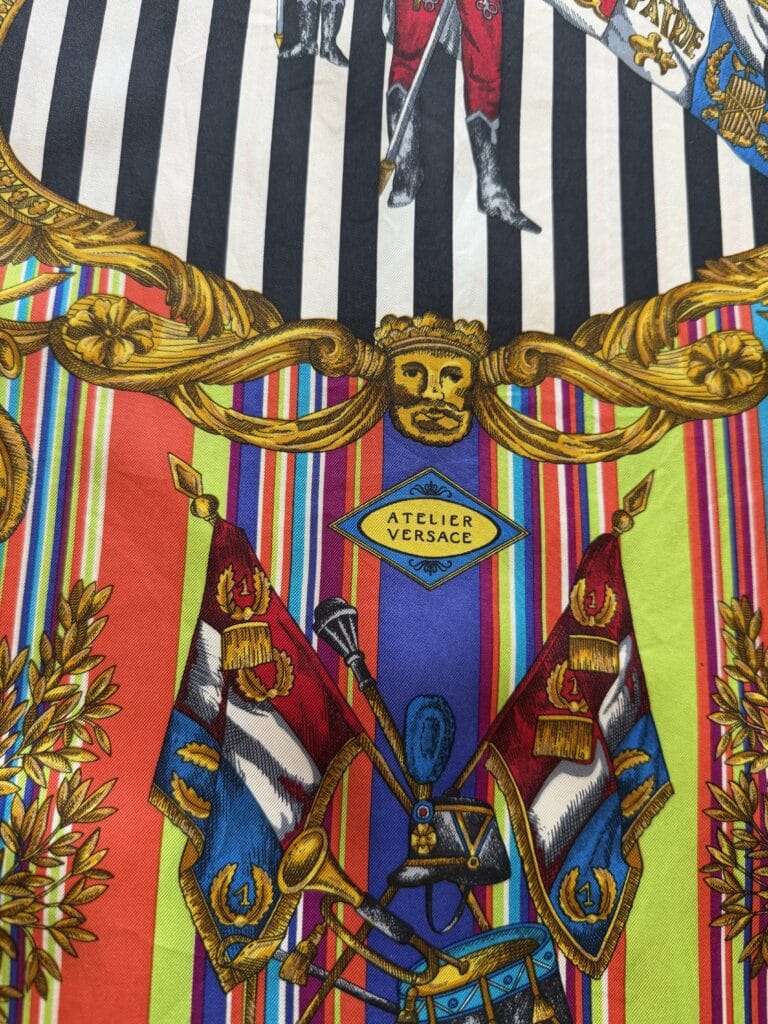 Camicia in seta Atelier Versace Donna L comfort fantasia Multicolore manica lunga