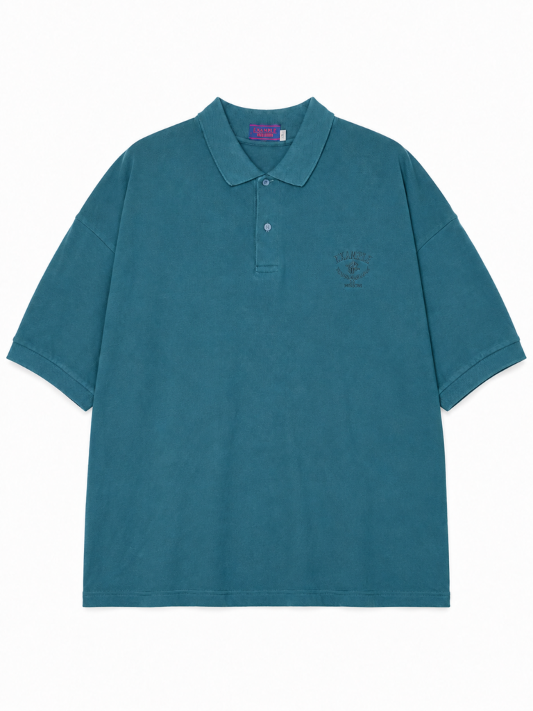 Polo Missoni Uomo XXL Verde Petrolio Cotone Manica corta maglietta t-shirt