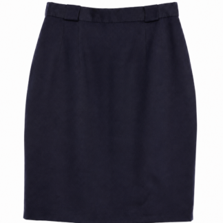 Gonna midi Dior Mademoiselle Donna 40 IT – 34 FR ( 34 cm ) S Blu scuro 100% Lana