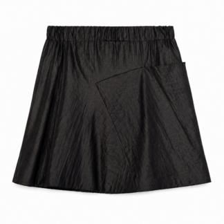 Gonna mini Chloe Donna 42 IT – 37 FR (37 cm ) M Nero fodera 100% Seta – Acetato Viscosa