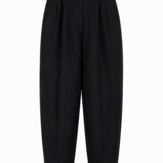 Pantaloni Christian Dior Donna 38 IT – 33 FR ( 33 cm ) S Nero Lana vita alta