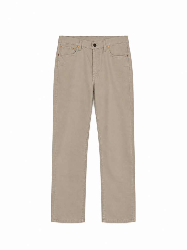 Pantaloni Levis 505 Uomo 46 IT – 40 FR ( 40 cm ) S Beige Cotone a coste