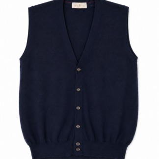Panciotto Gilet a maglia Della Ciana Uomo M Blu scuro Lana e Cashmere Maglione pullover